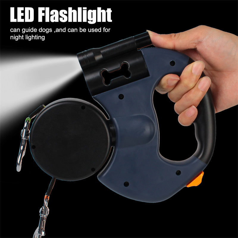 Retractable Dog Leash with Light